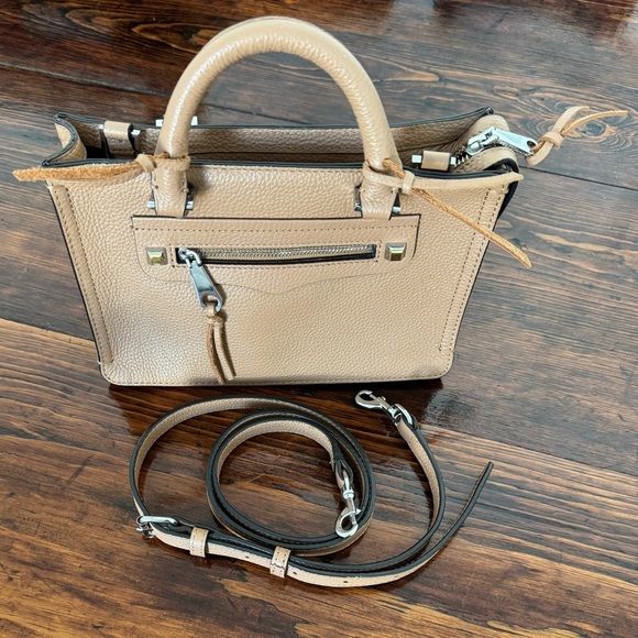 Rebecca Minkoff Women's Micro Regan Leather Satchel - Tan - Like New - Picture 2 of 11
